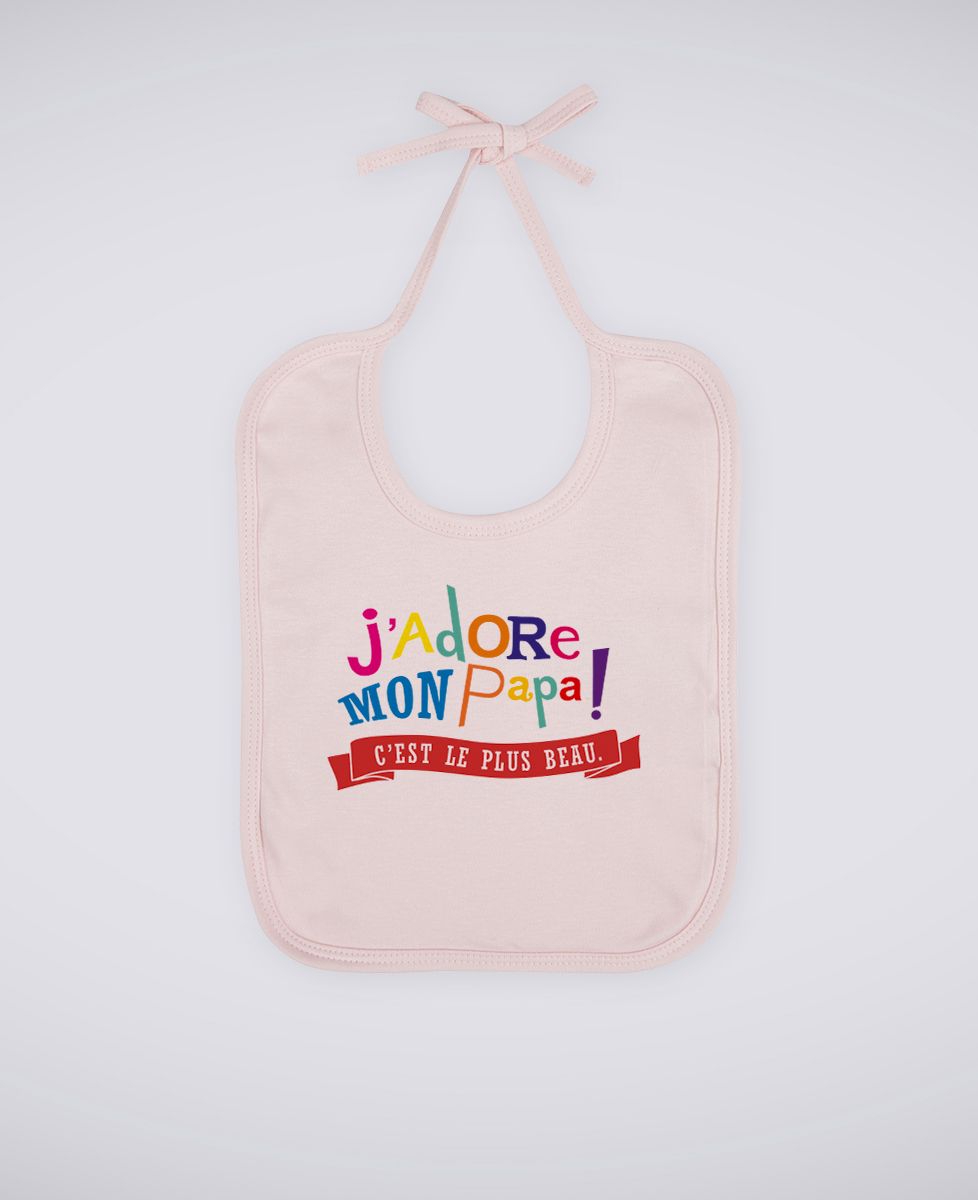 Bavoir J'adore mon papa