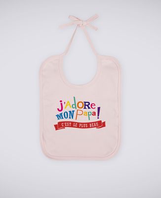 Bavoir J'adore mon papa