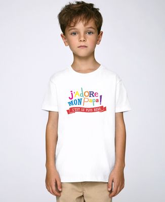 T-Shirt enfant J'adore mon papa