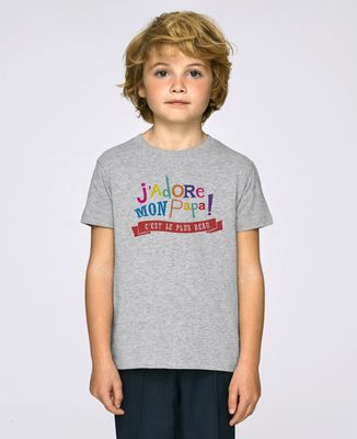 T-Shirt enfant J'adore mon papa