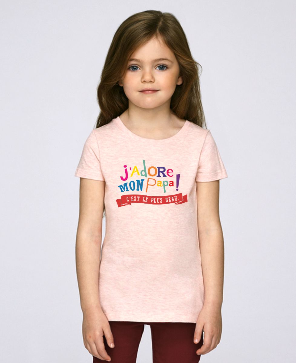 T-Shirt enfant J'adore mon papa