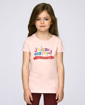 T-Shirt enfant J'adore mon papa
