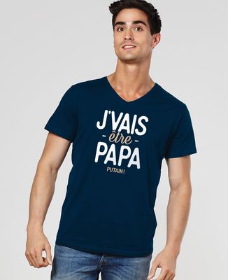 T-Shirt homme J'vais être papa putain !