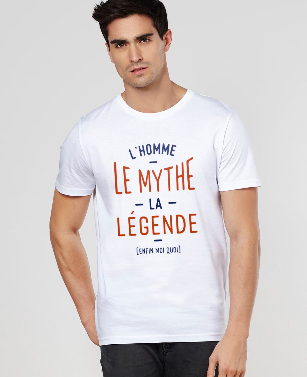 T-shirt homme L'homme, le mythe, la légende - Cadeaux Couple