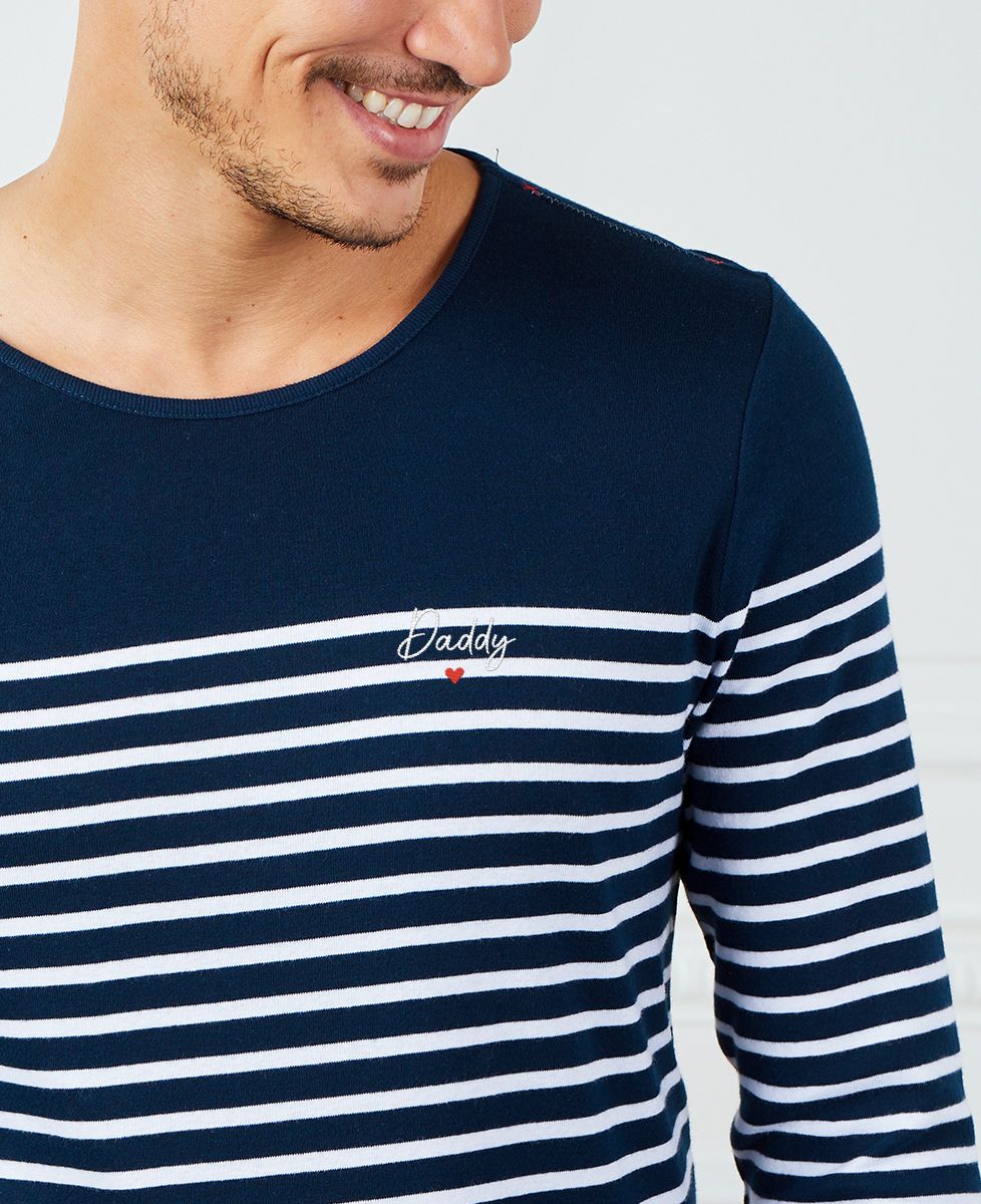 Man's sailor shirt long sleeves Daddy - Gifts for Dad, Mom's gifts