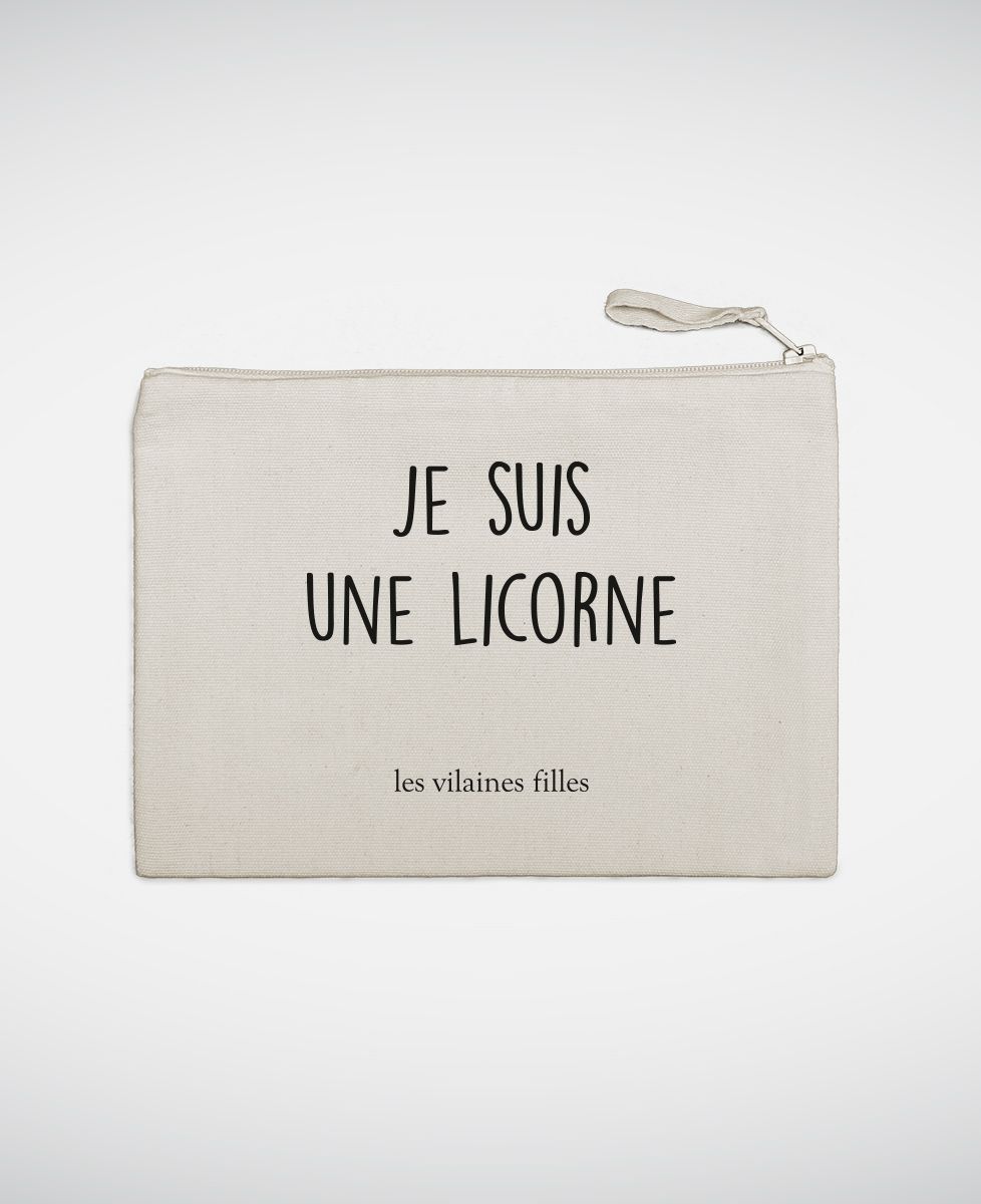 Pochette Je suis une licorne