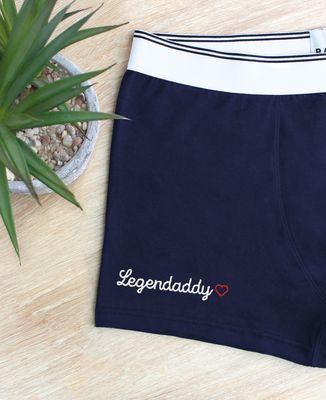 Boxers Legendaddy (embroidered) - Gifts for Dad