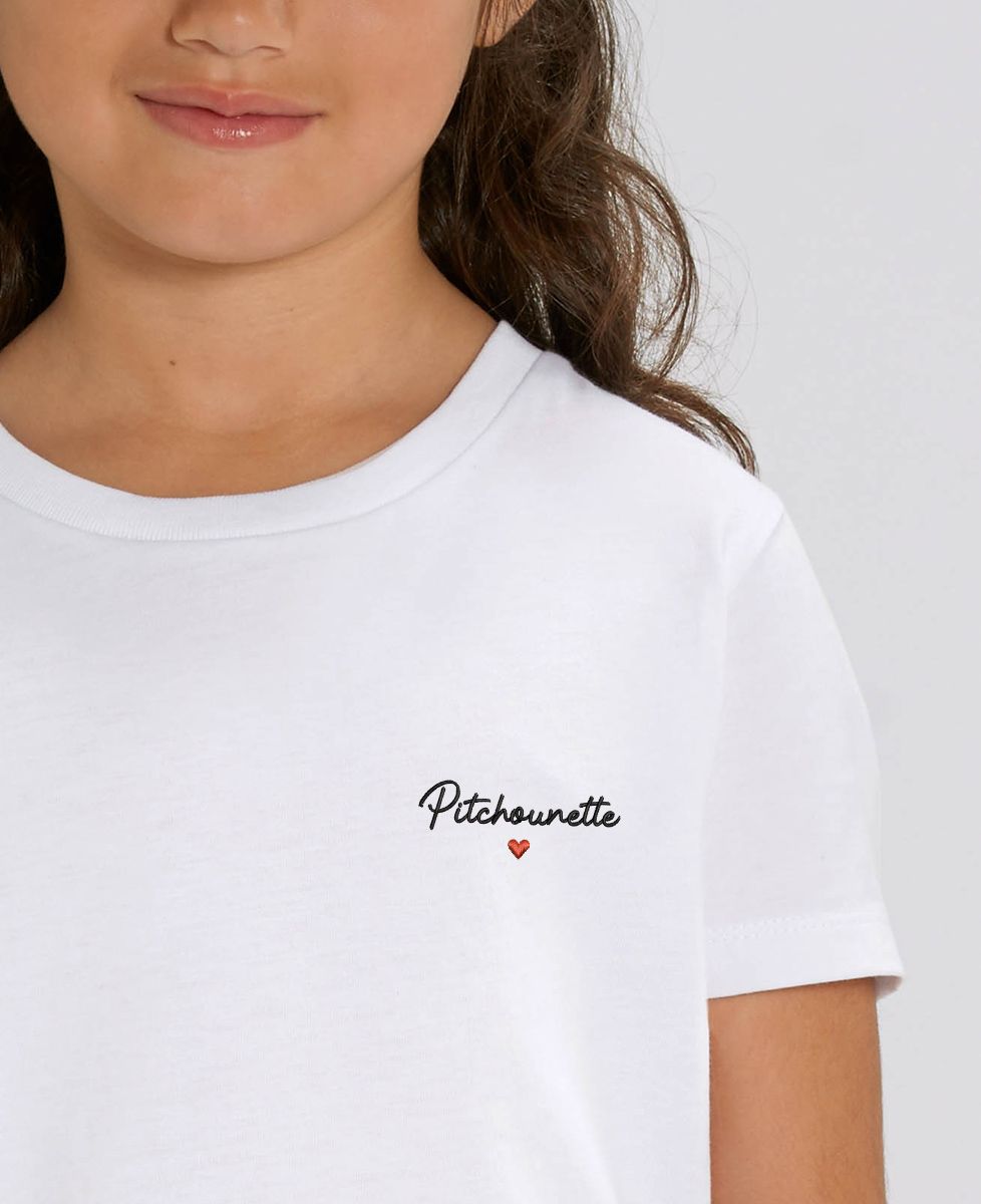 T-shirt enfant Pitchounette (brodé)