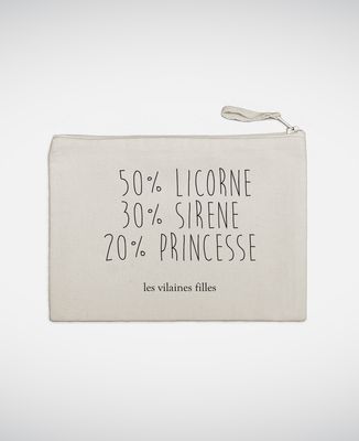 Pochette 50% licorne