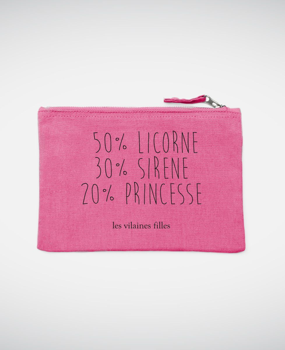 Pochette 50% licorne