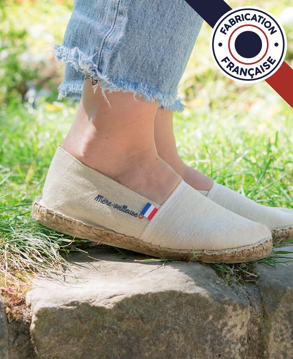 Espadrille Mère-veilleuse (brodé) - Cadeaux Maman