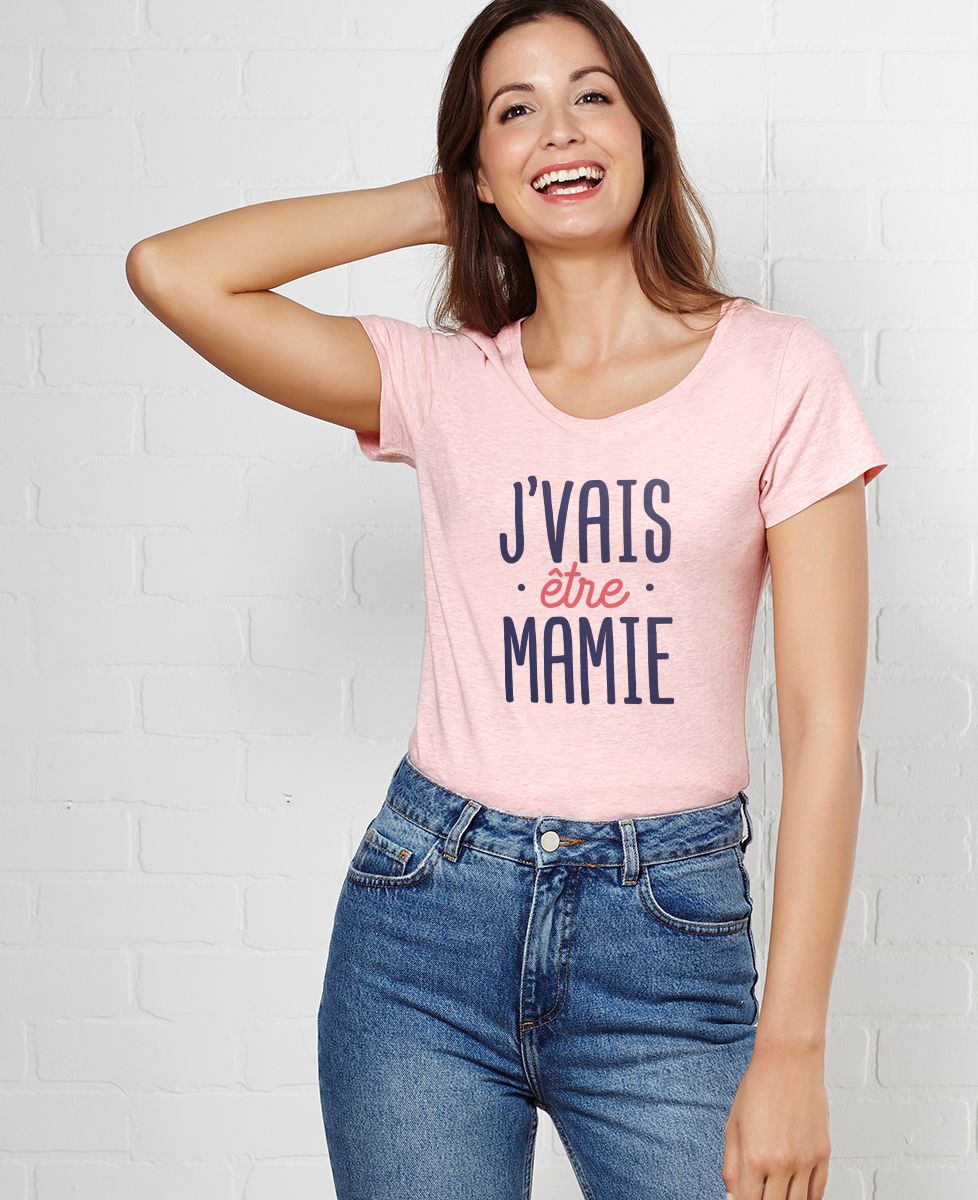 T-Shirt femme J'vais être mamie
