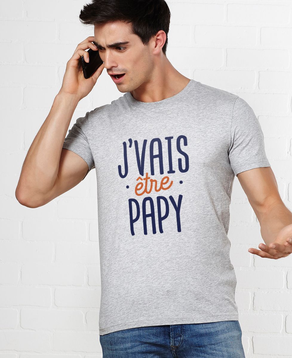 T-Shirt homme J'vais être papy