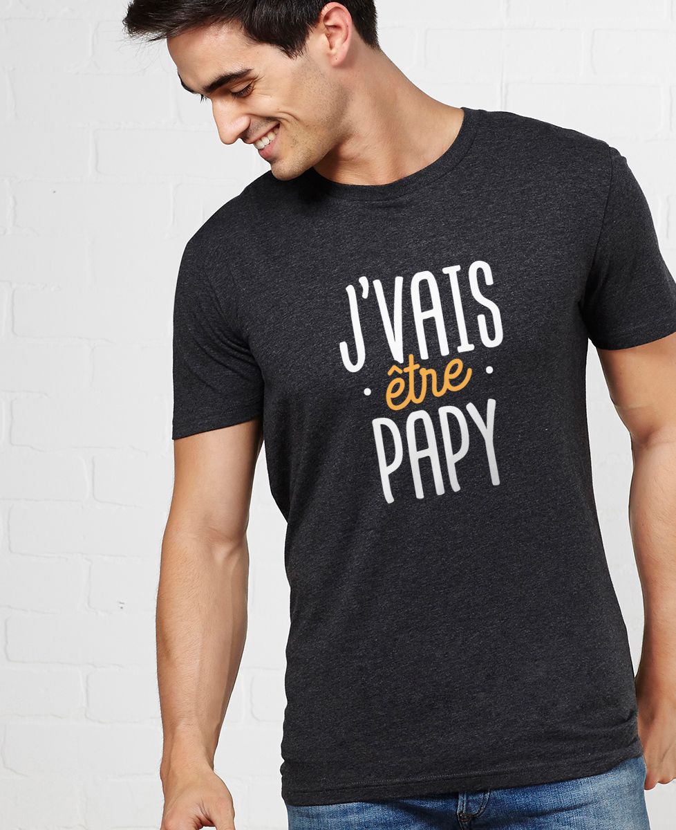 T-Shirt homme J'vais être papy