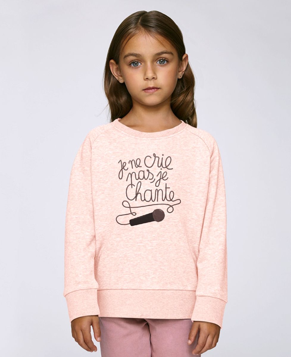 Sweatshirt enfant Je chante