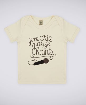T-Shirt bébé Je chante