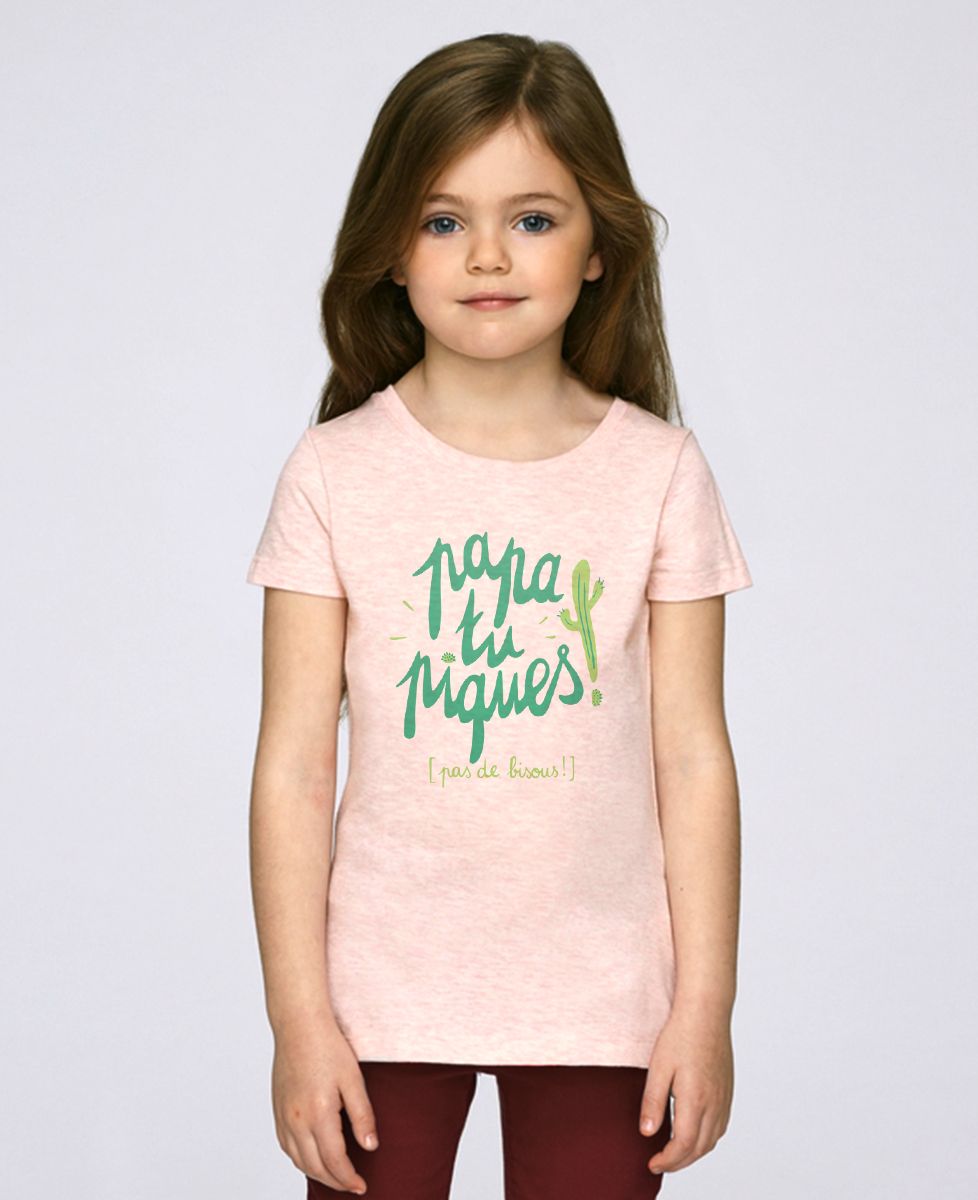 T-Shirt enfant Papa tu piques