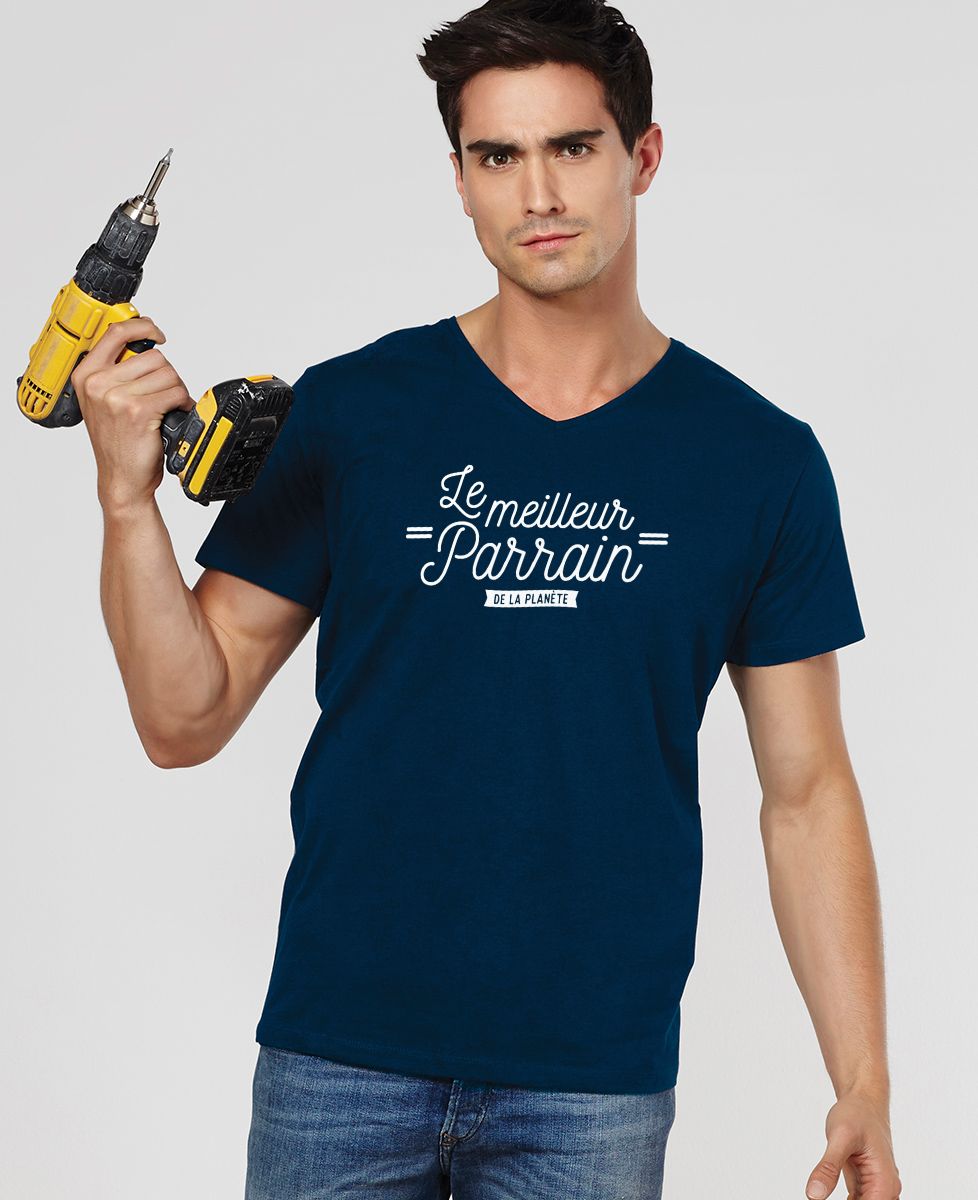 T-Shirt homme Le meilleur parrain