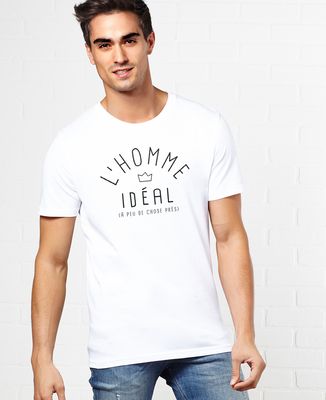 Coffret Ballon coeur + T-Shirt l'homme idéal