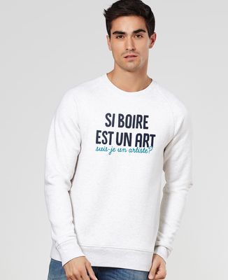 Sweatshirt homme Suis-je un artiste