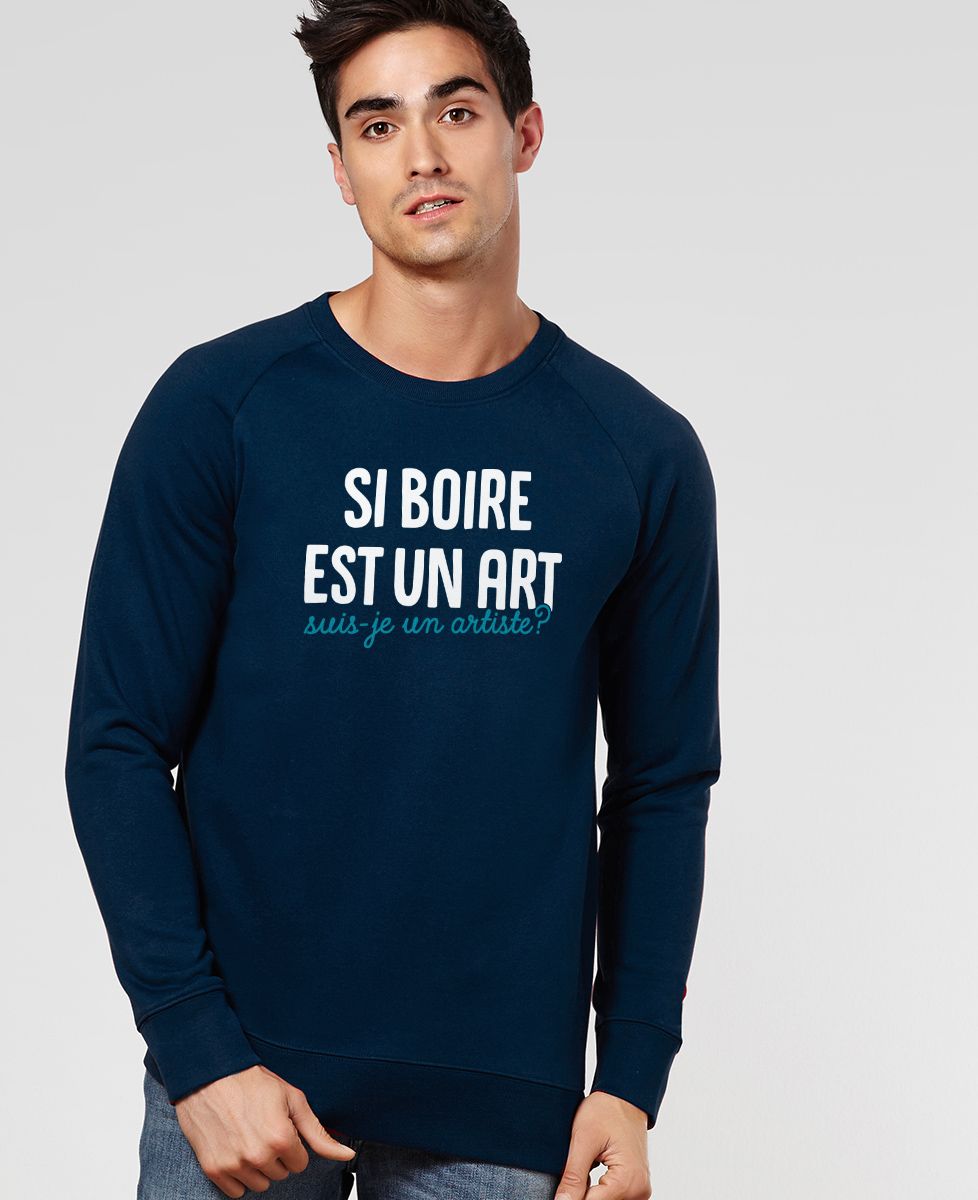Sweatshirt homme Suis-je un artiste