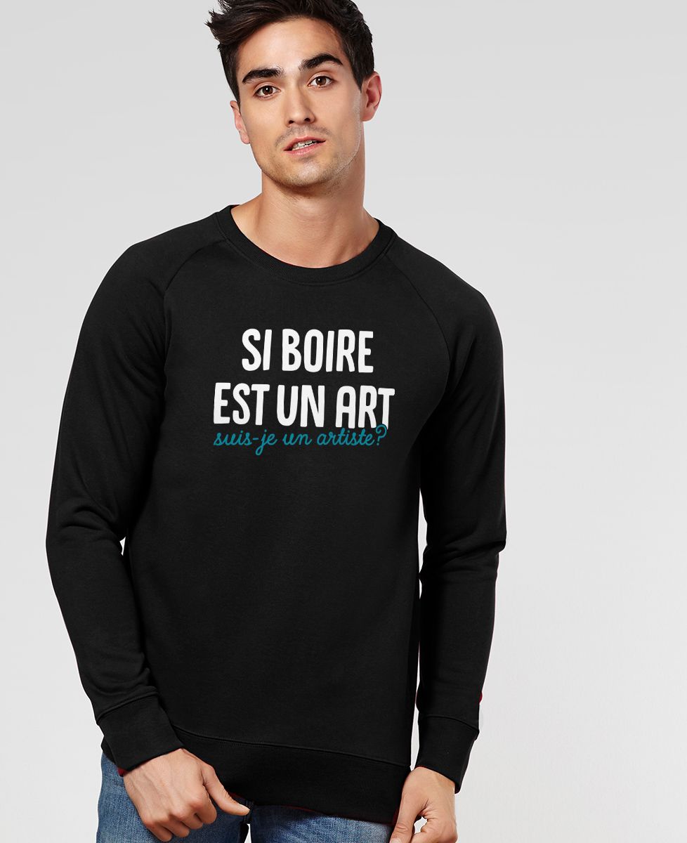 Sweatshirt homme Suis-je un artiste