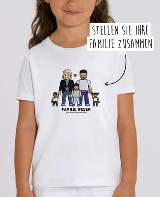 T-Shirt Kind Individualisierte Spielzeugfamilie - Papa-Geschenke, Geschenke Mama, Geschenk Opa, Geschenke Oma