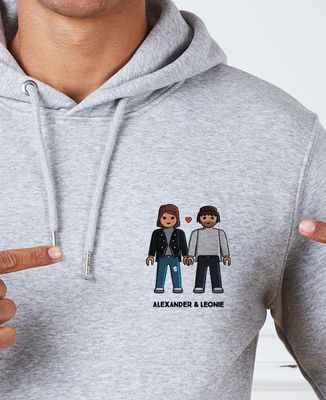 Hoodie Männer individualisiertes Spielzeugpaar - Geschenke für Paare