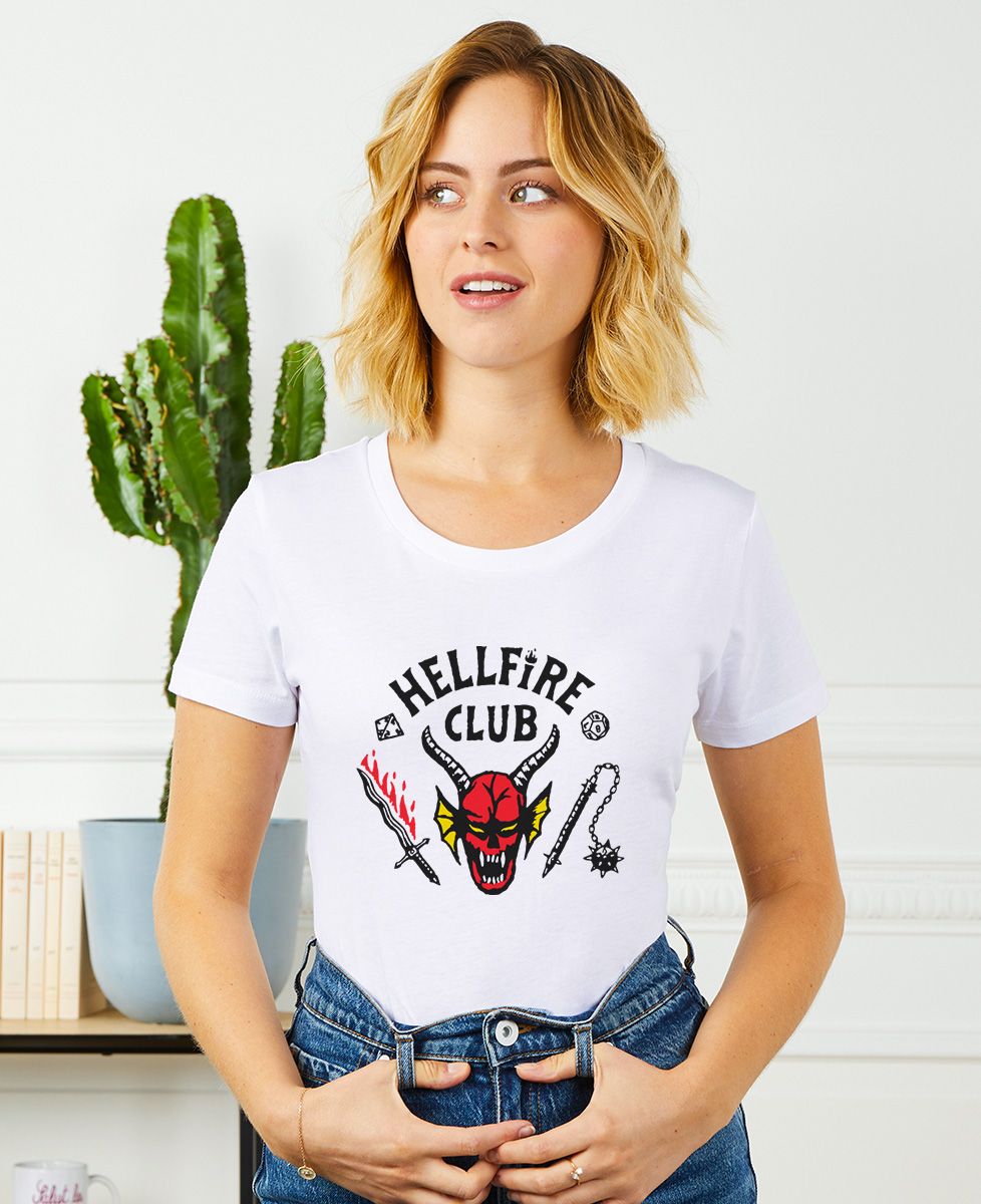 Vrouwen Hellfire Club Tshirt Monsieur TSHIRT