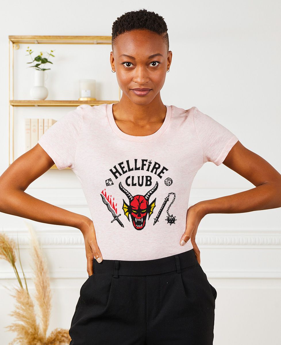 Vrouwen Hellfire Club Tshirt Monsieur TSHIRT