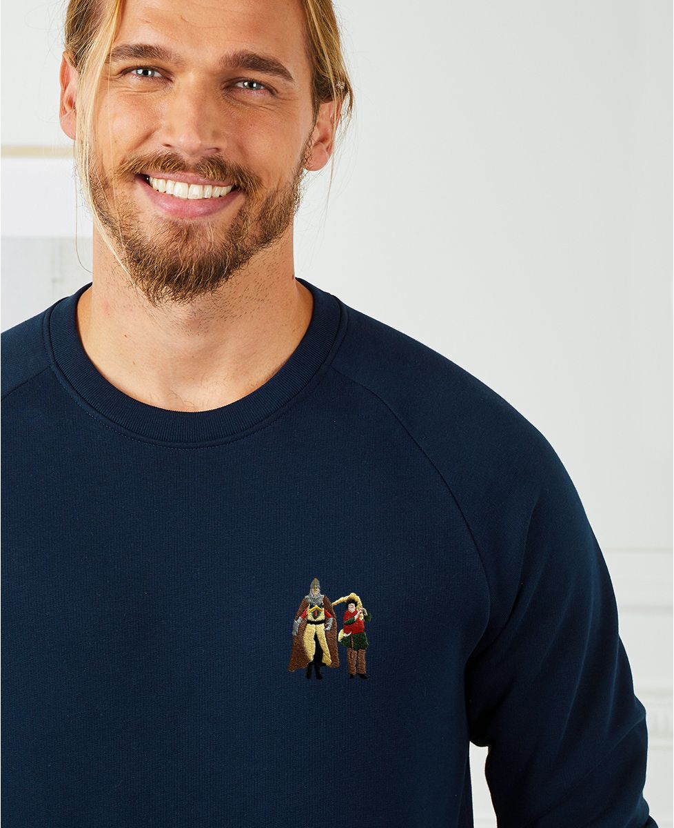 Sweatshirt homme Visiteurs (brodé) - Films & Séries