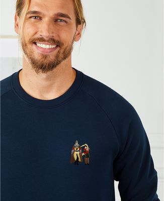 Sweatshirt homme Visiteurs (brodé) - Films & Séries