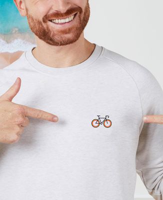 Heren sweatshirt Belgische fiets (geborduurd) - Sport, Fiets