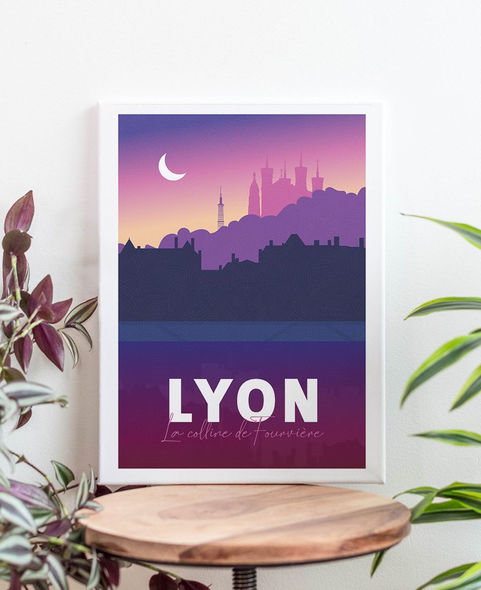 Impression sur toile Lyon