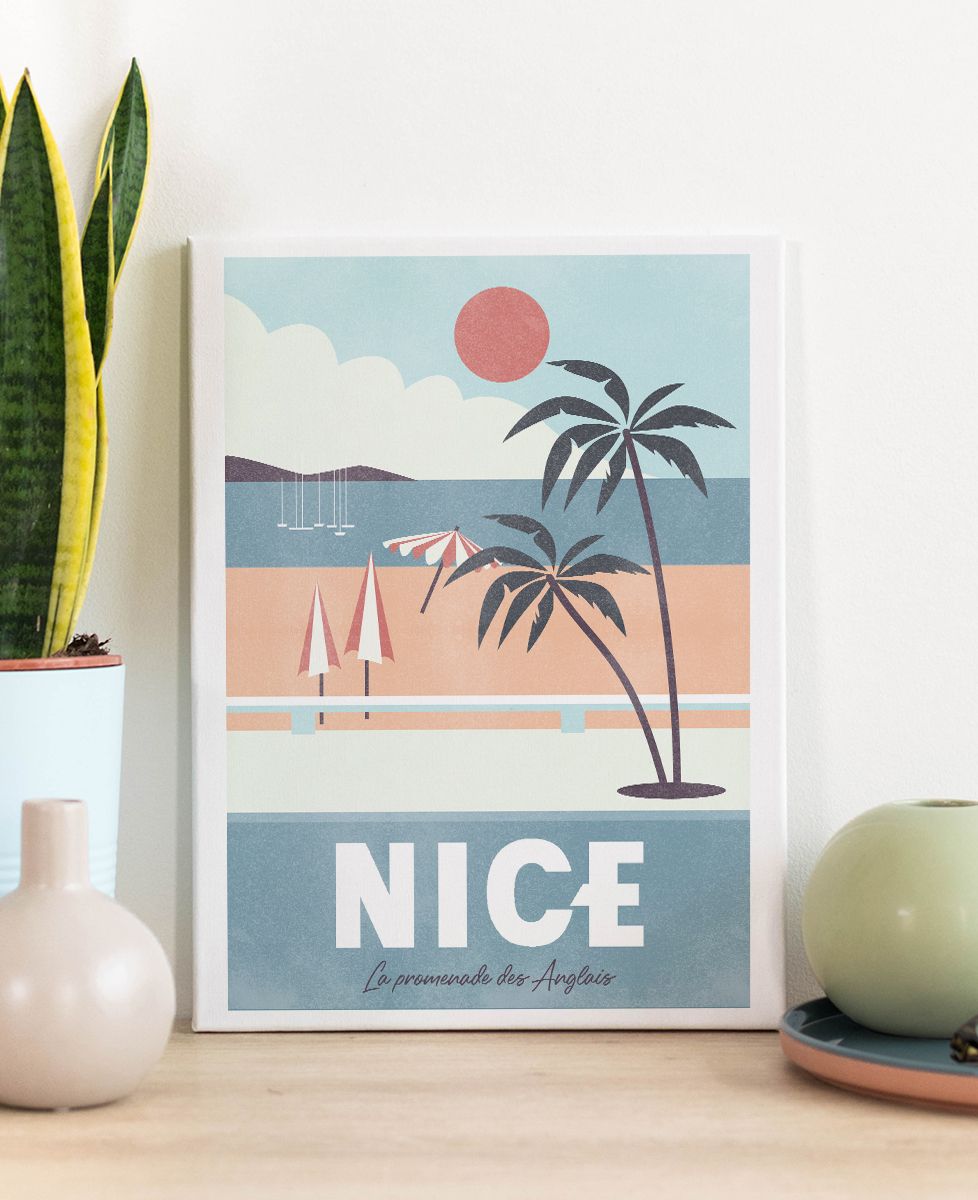 Impression sur toile Nice