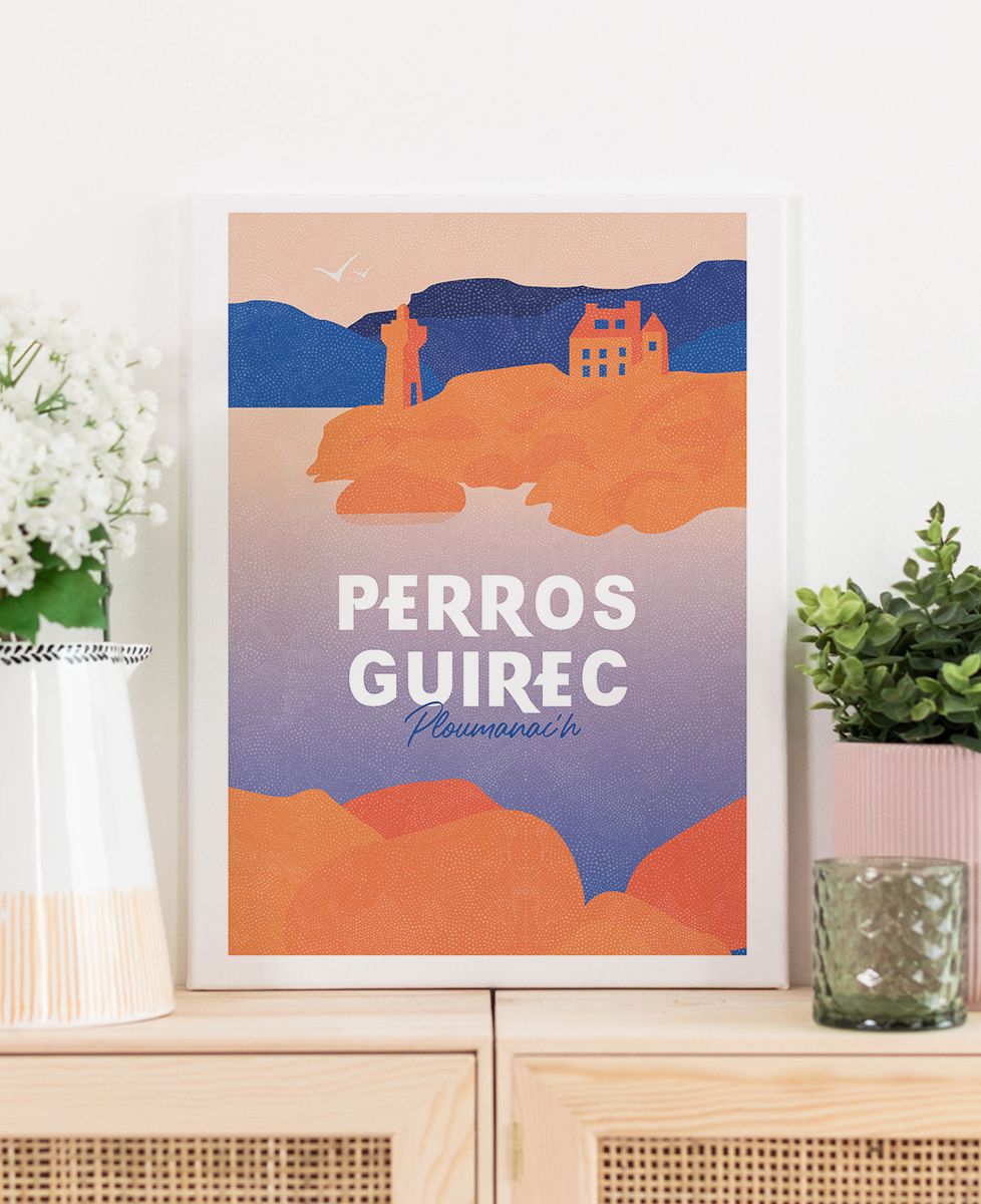 Impression sur toile Perros Guirec