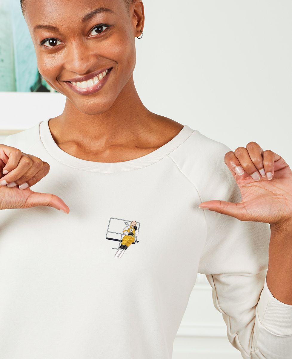 Sweatshirt femme Jean-Claude (brodé)