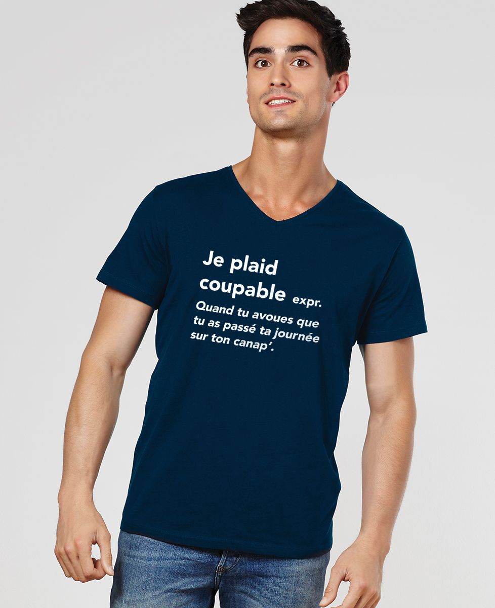 T-Shirt homme Je plaid coupable