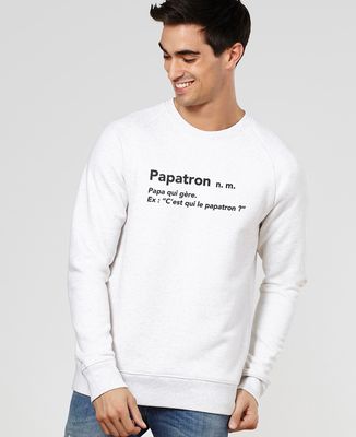 Sweatshirt homme Papatron