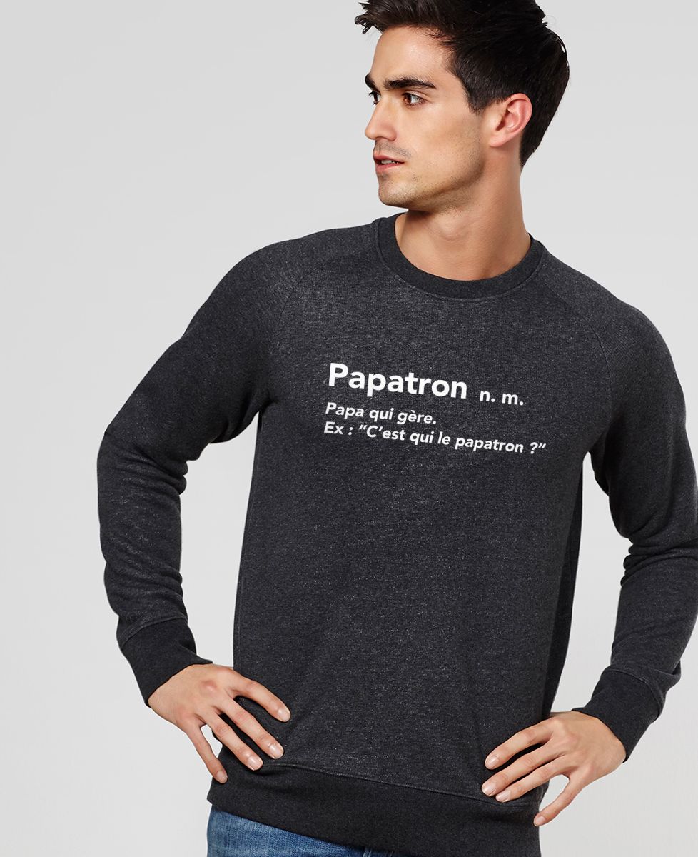 Sweatshirt homme Papatron