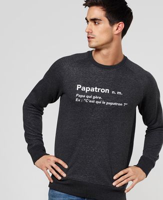 Sweatshirt homme Papatron