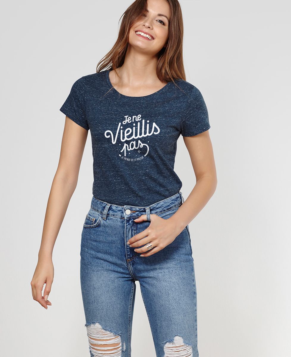 T-Shirt femme Je ne vieillis pas