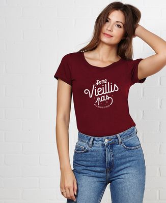 T-Shirt femme Je ne vieillis pas