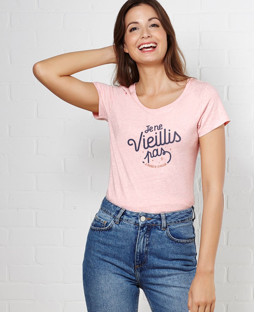 T-Shirt femme Je ne vieillis pas