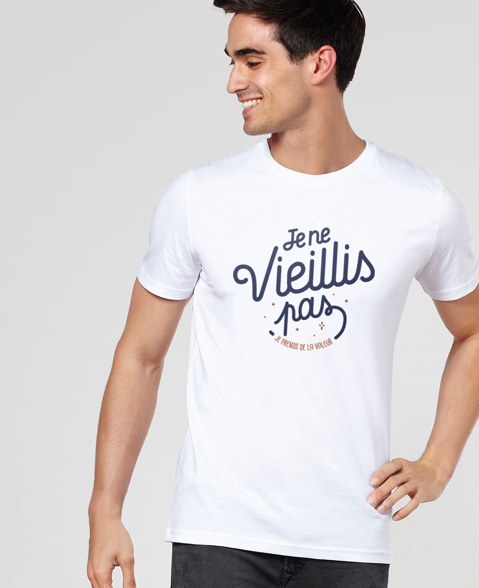 T-Shirt homme Je ne vieillis pas