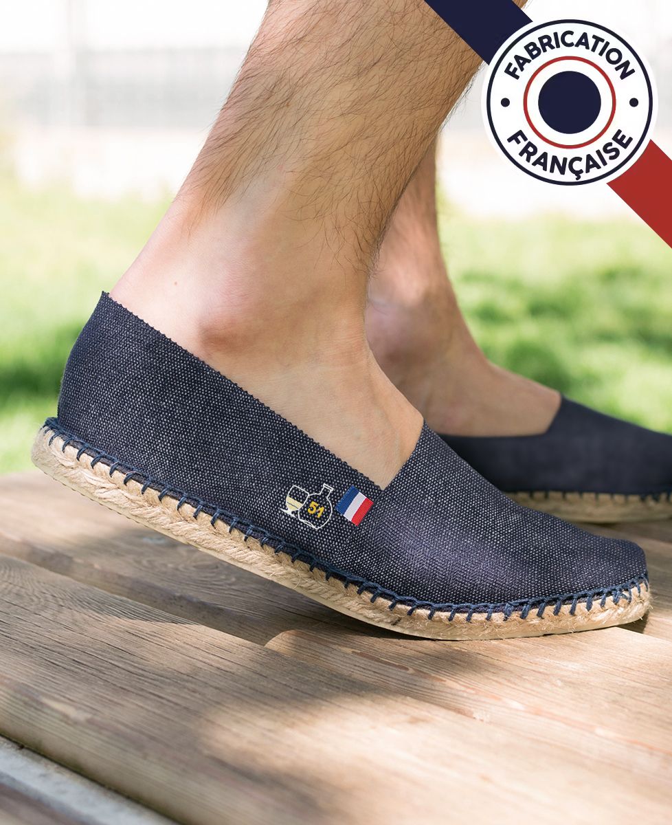 Espadrille P'tit jaune (brodé) - Apéro