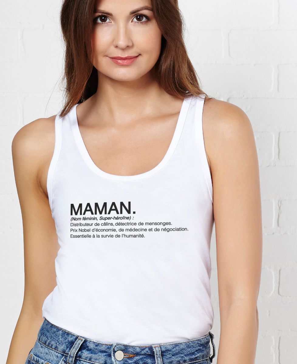 Débardeur femme Maman définition