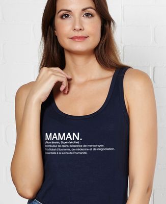 Débardeur femme Maman définition