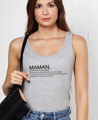 Débardeur femme Maman définition