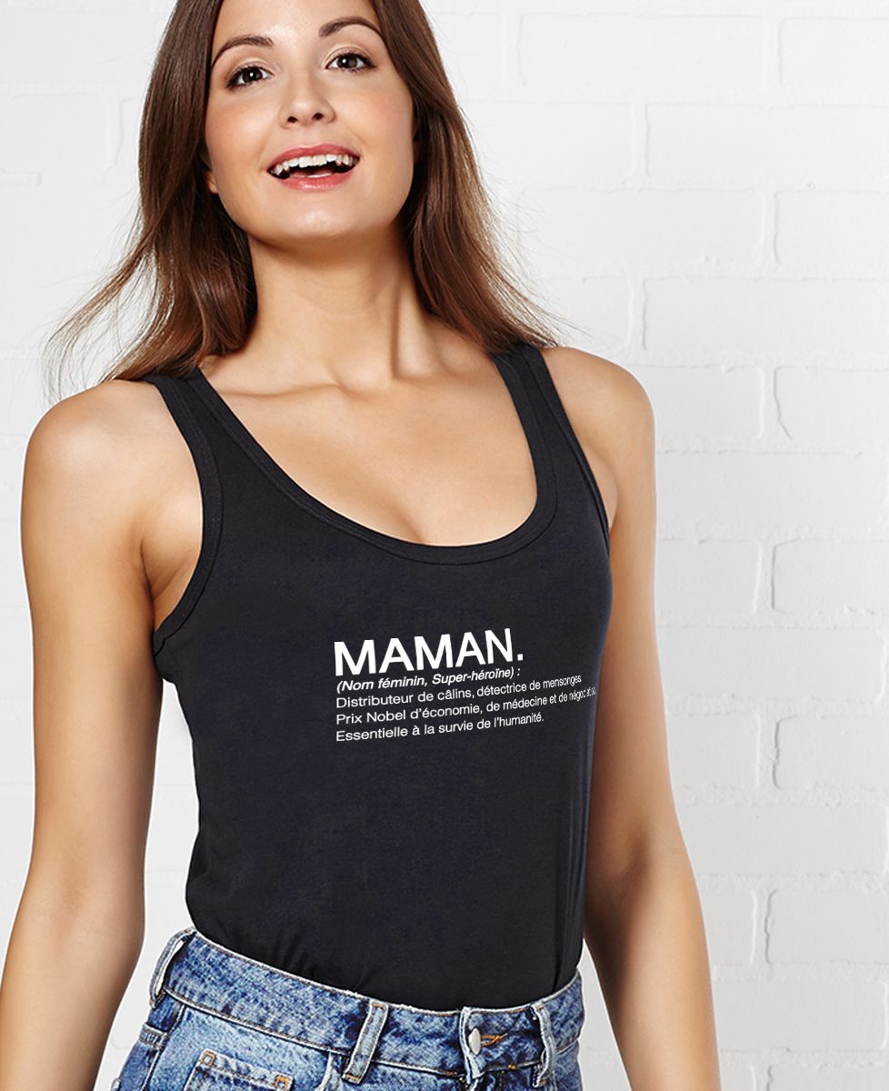 Débardeur femme Maman définition